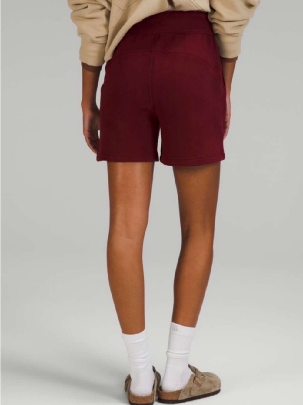 lululemon athletica Maroon Drawstring Athletic Shorts - Picture 3 of 5
